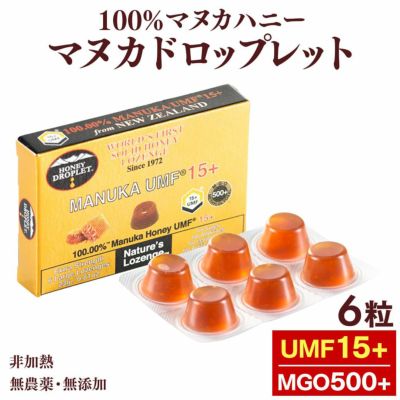 ハニージャパン ハニードロップレット マヌカハニーUMF15+ のど飴 6粒